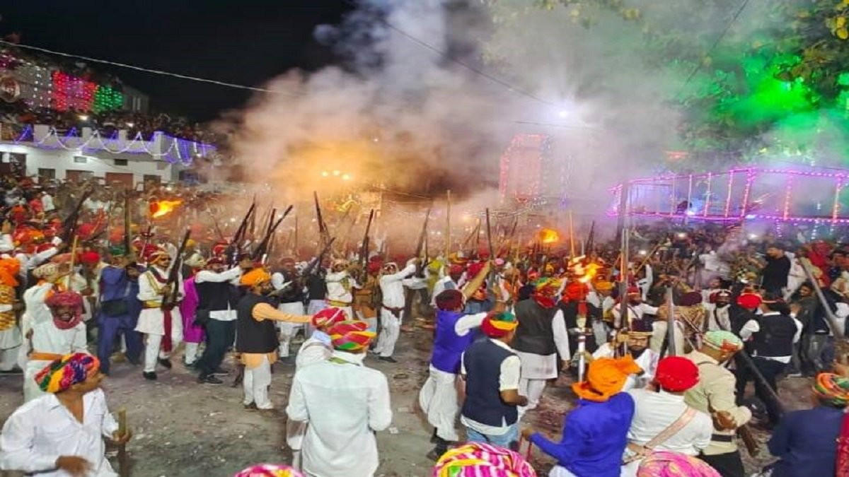 people playing holi